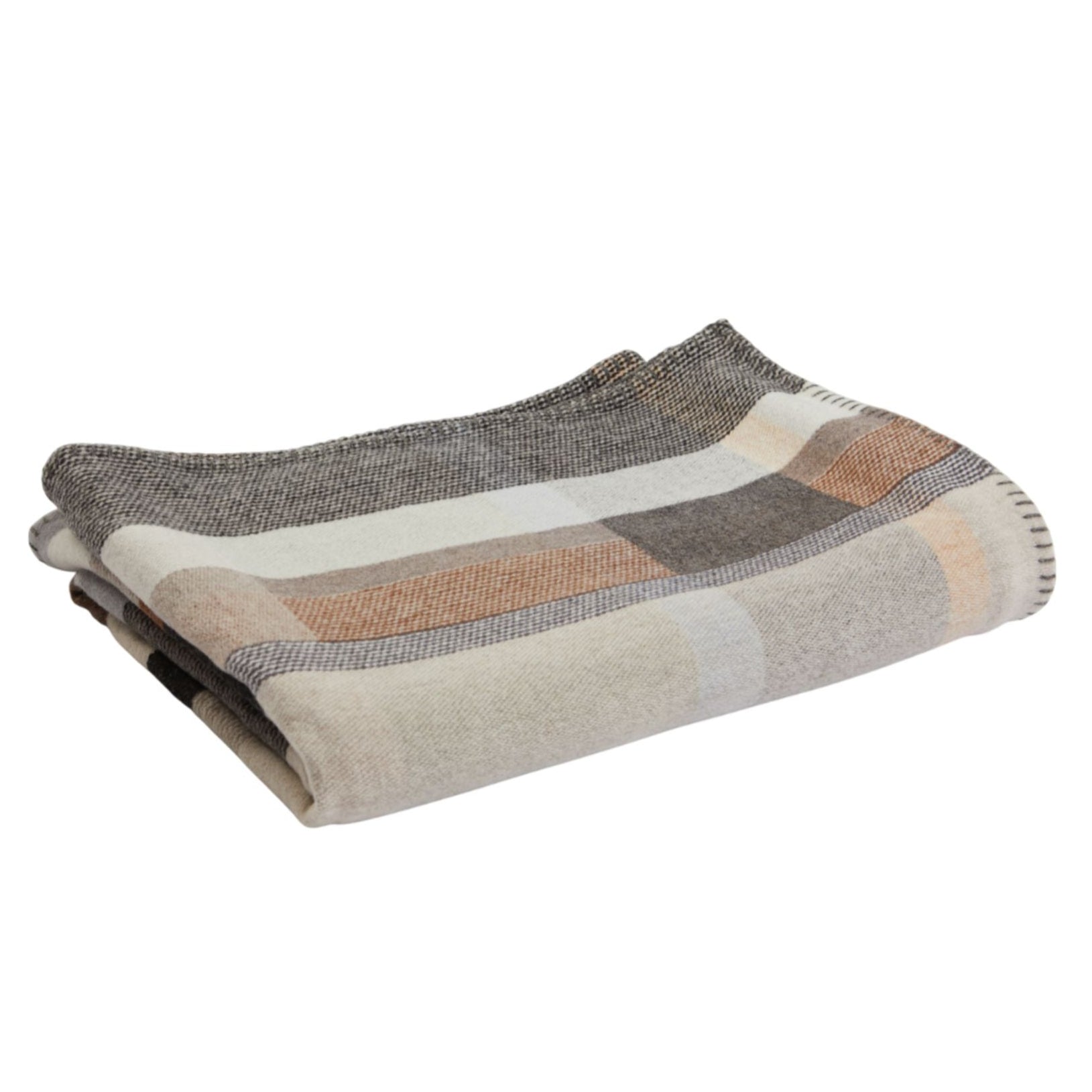 Wallace Sewell Chipperfield Throw Lambswool Block Throw Eleish Van Breems Home
