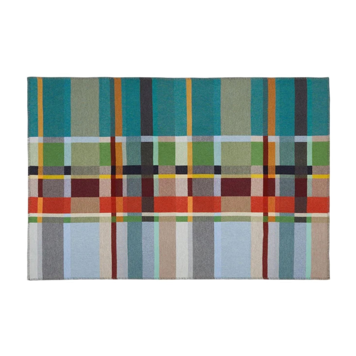 Wallace Sewell Feilden Throw Lambswool Block Throw Eleish Van Breems Home