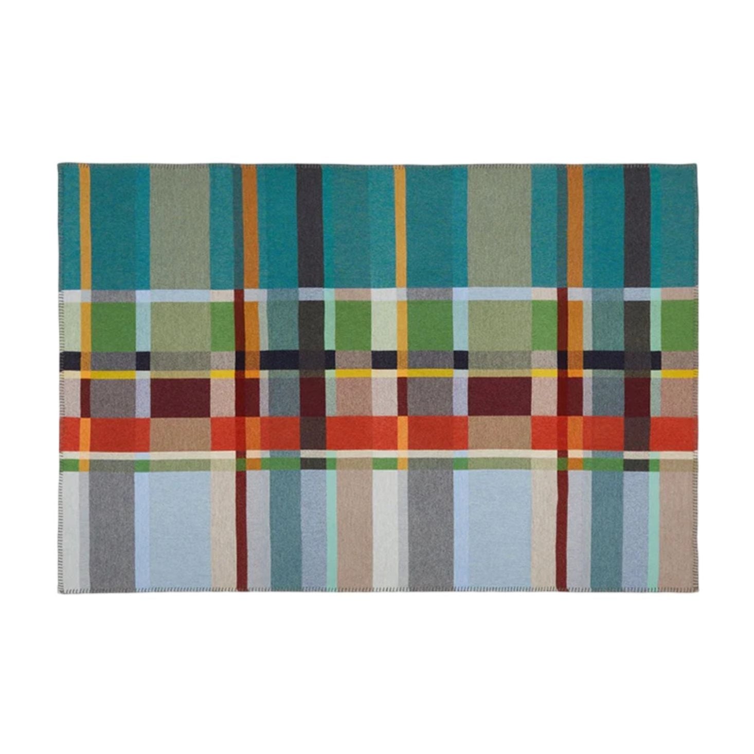 Wallace Sewell Feilden Throw Lambswool Block Throw Eleish Van Breems Home