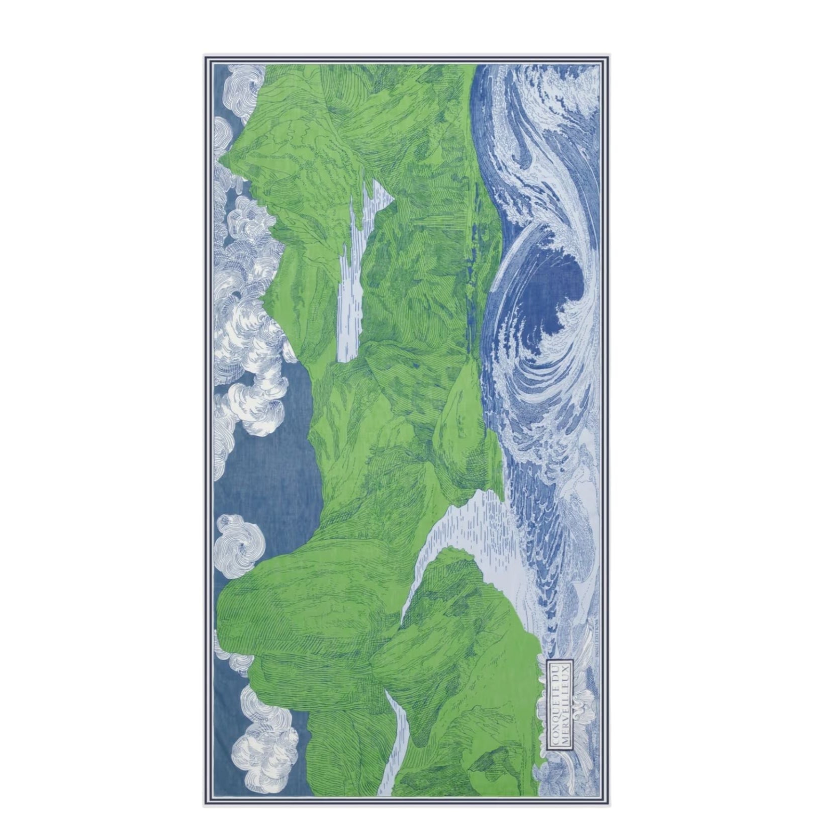 Balthazar Blue Scarf Eleish Van Breems Home