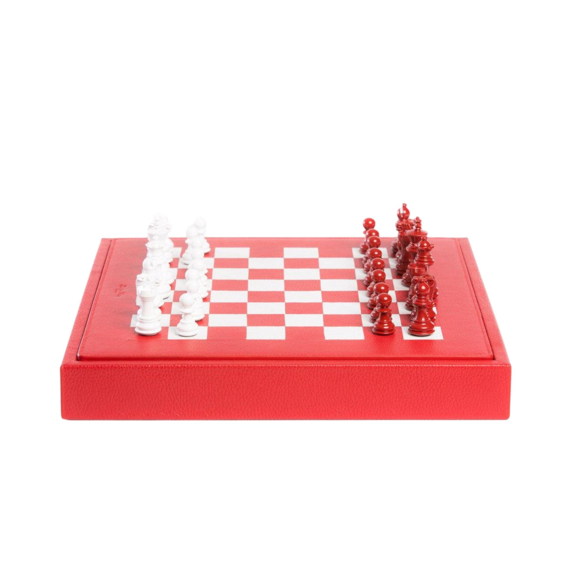 Leather Chess Set Eleish Van Breems Home