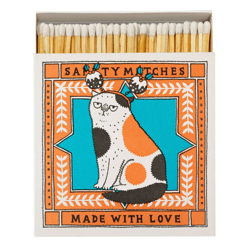 Cat Square Safety Matches