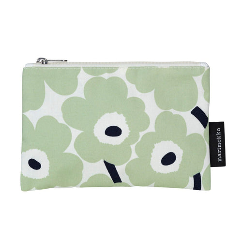 Marimekko Kaika Mini Unikko Pouch, Green