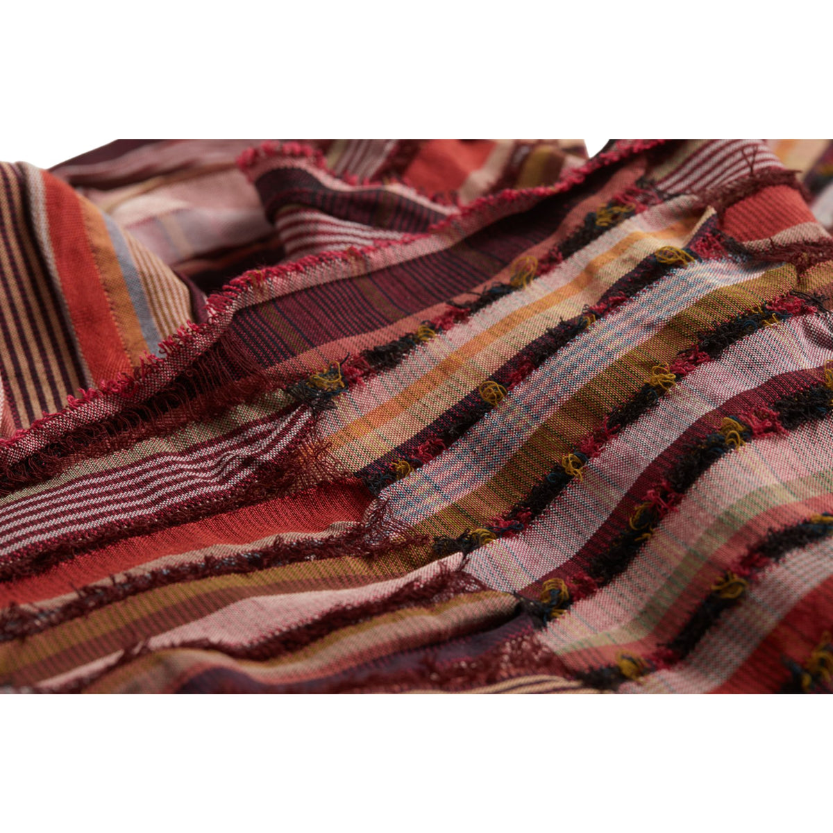 Peonia Pomegranate Silk & Wool Scarf Eleish Van Breems Home