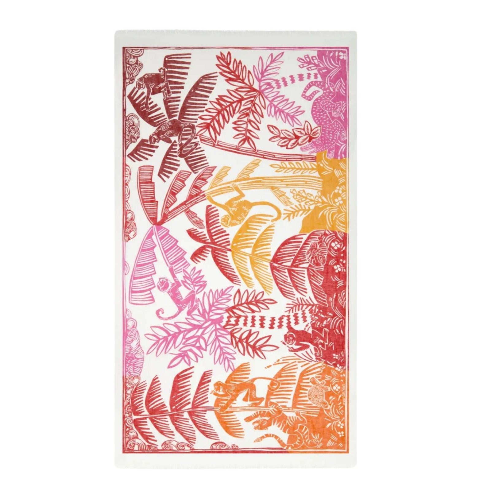 Jungle Red Scarf Eleish Van Breems Home