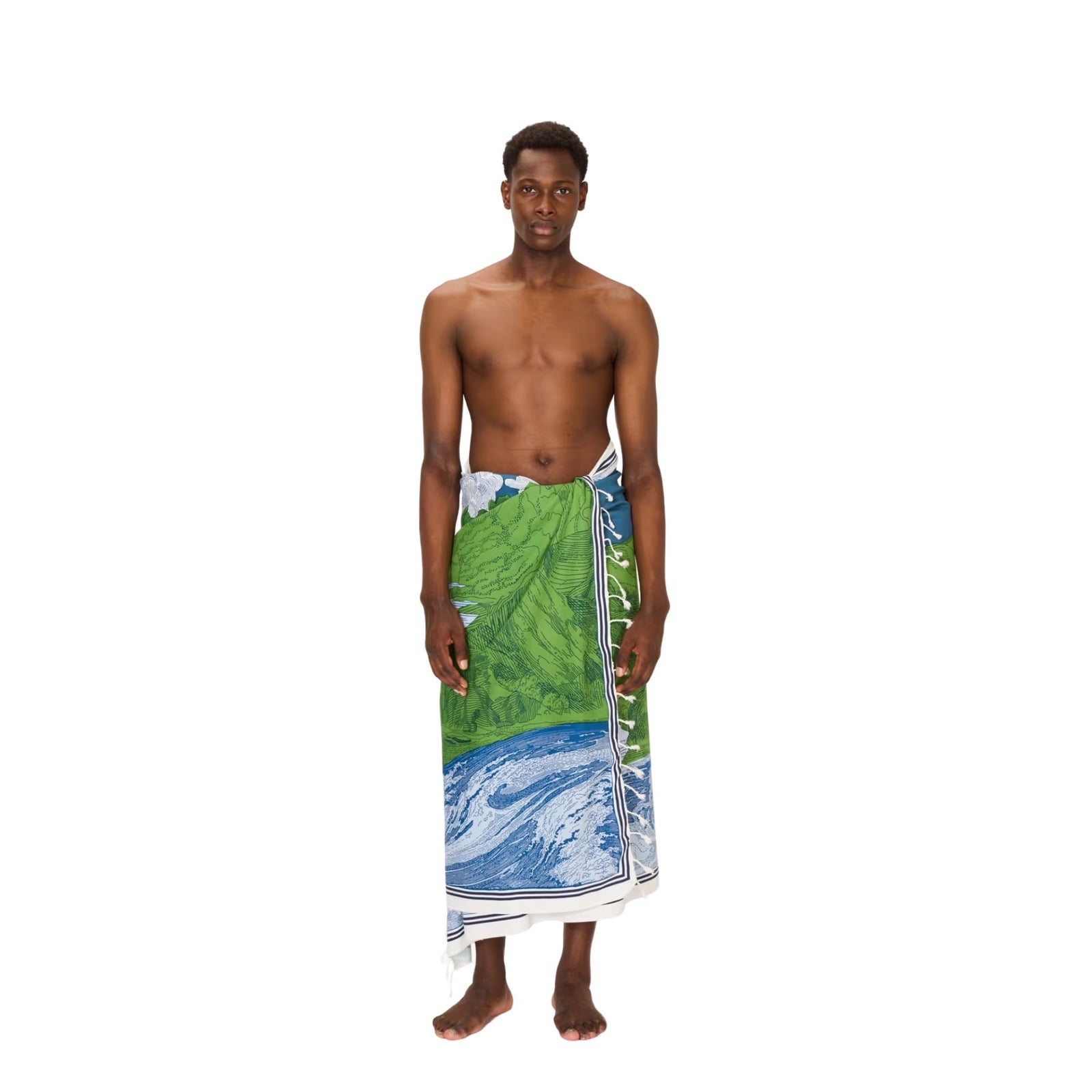 Fouta Towel, Balthazar Blue Eleish Van Breems Home