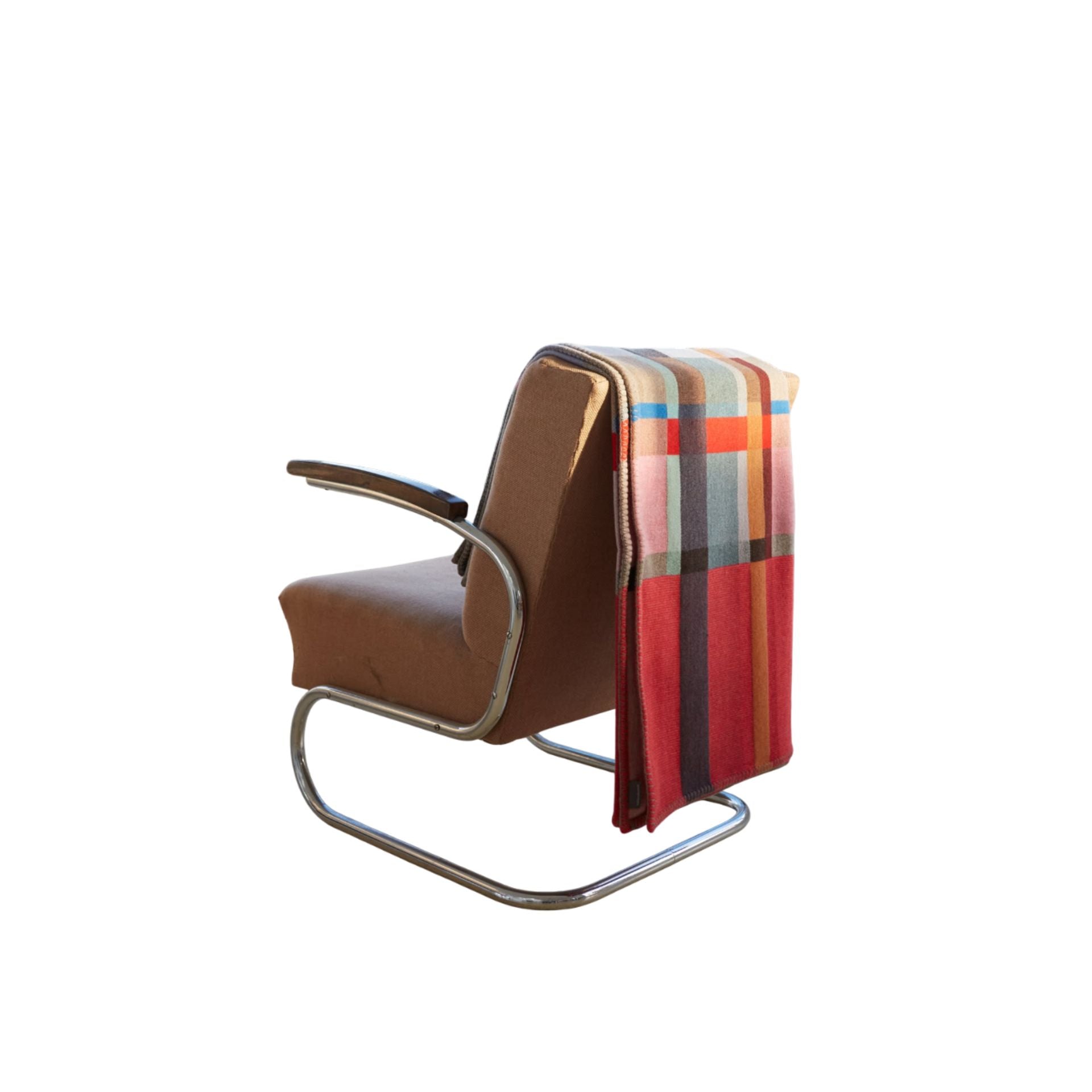 Wallace Sewell Lasdun Throw Lambswool Block Throw Eleish Van Breems Home