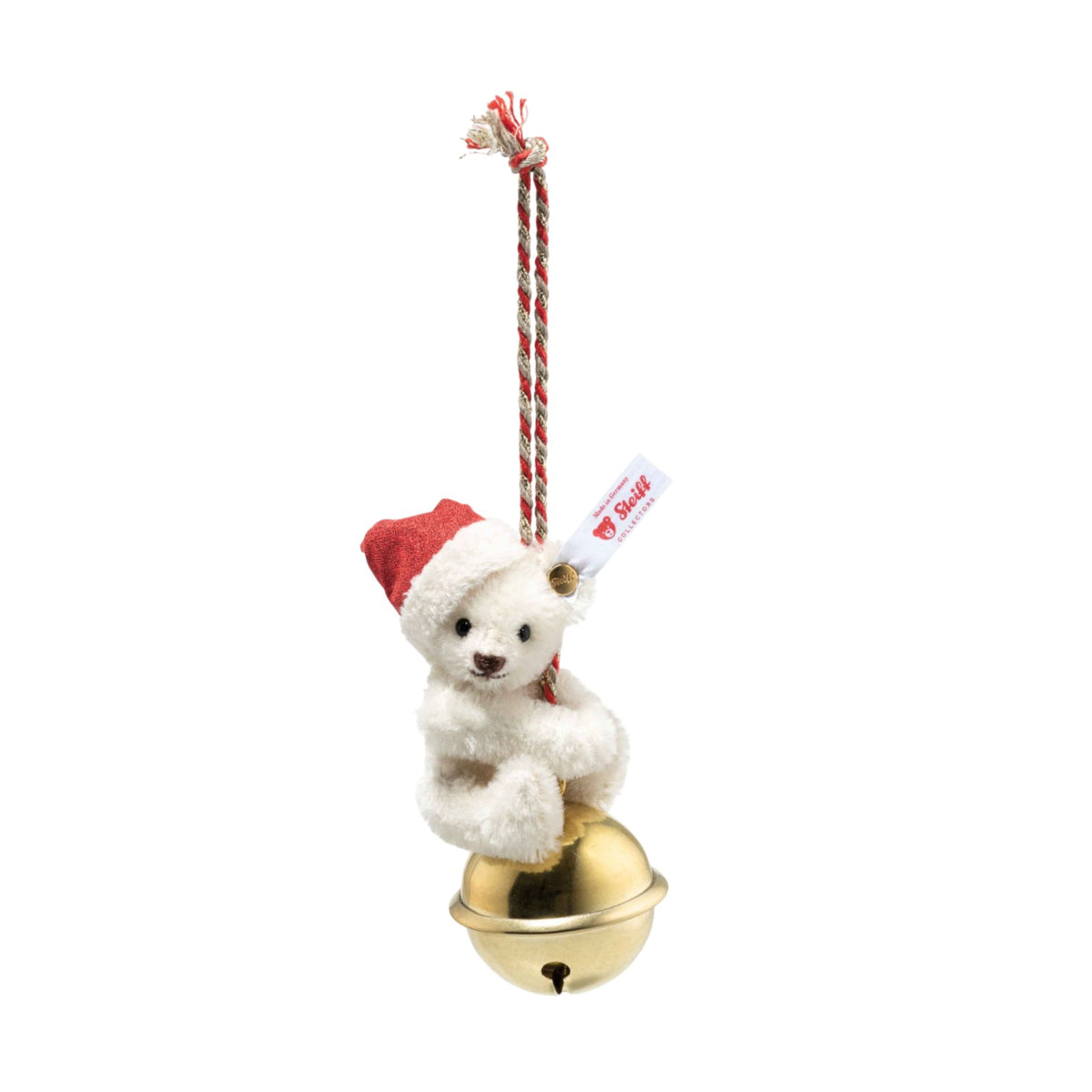 Teddy Bear Ornament on Christmas Bell Eleish Van Breems Home