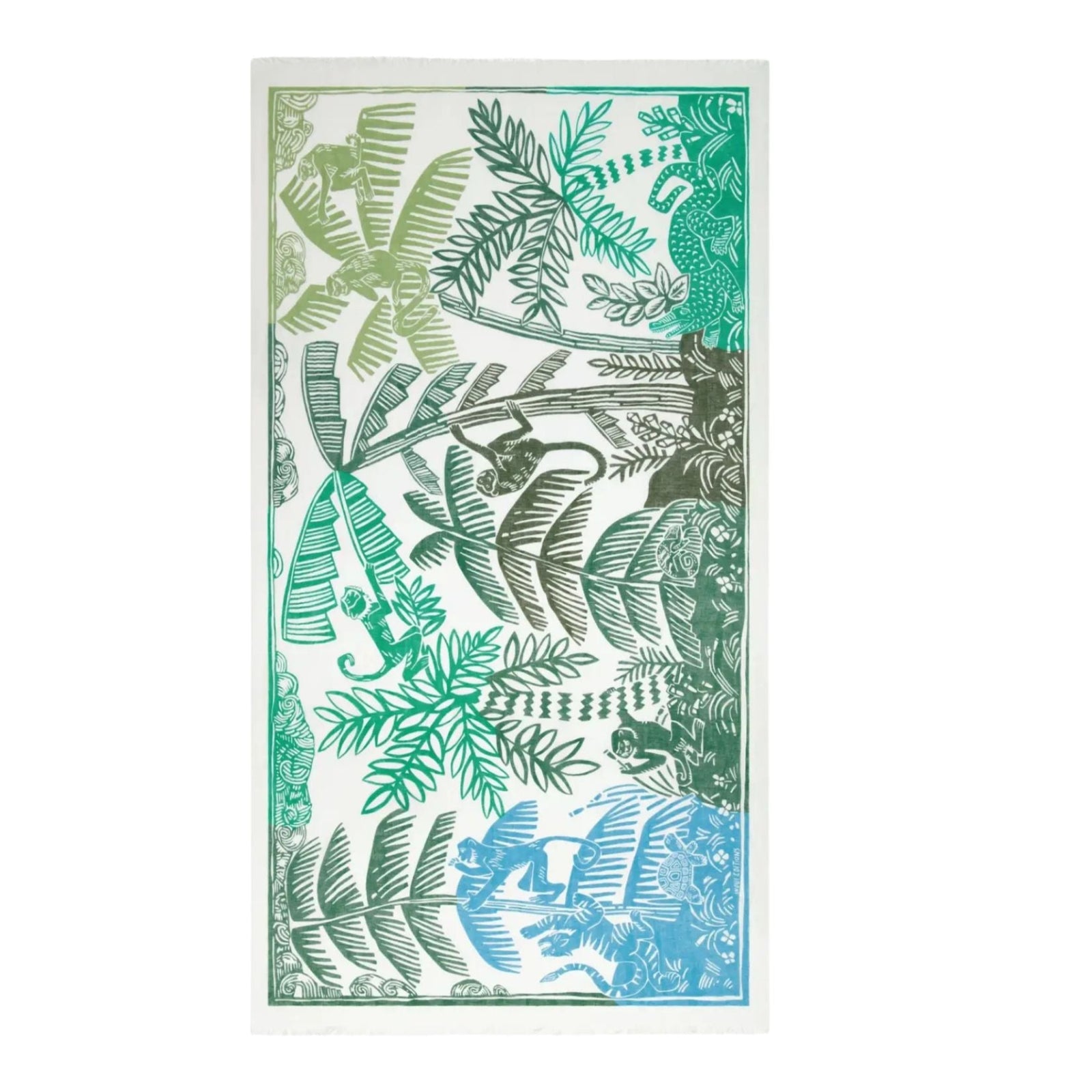 Jungle Green Scarf Eleish Van Breems Home