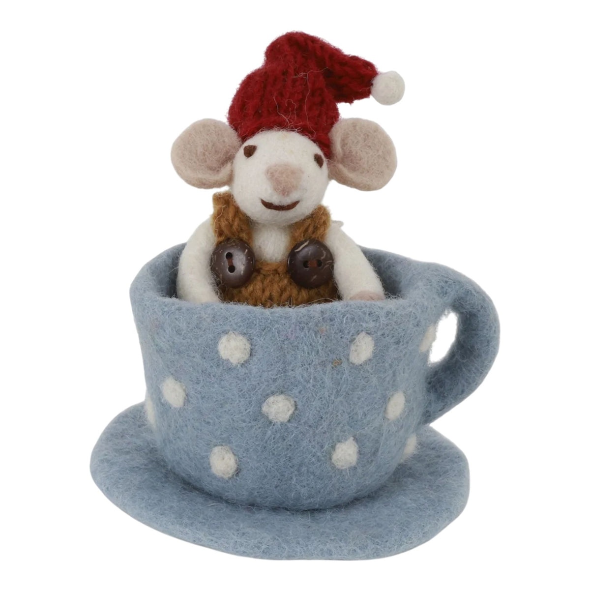 Mouse in Blue Coffee Cup Eleish Van Breems Home