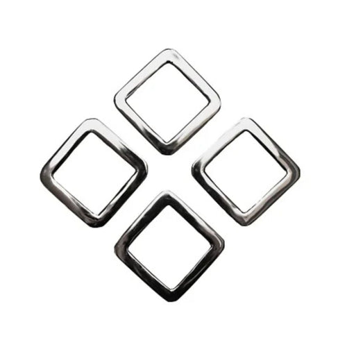 Eze Silver Napkin Rings, Set Of 4