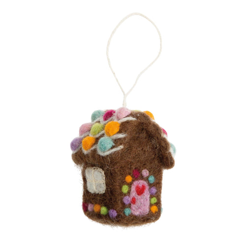 Mini Gingerbread House Holiday Ornament