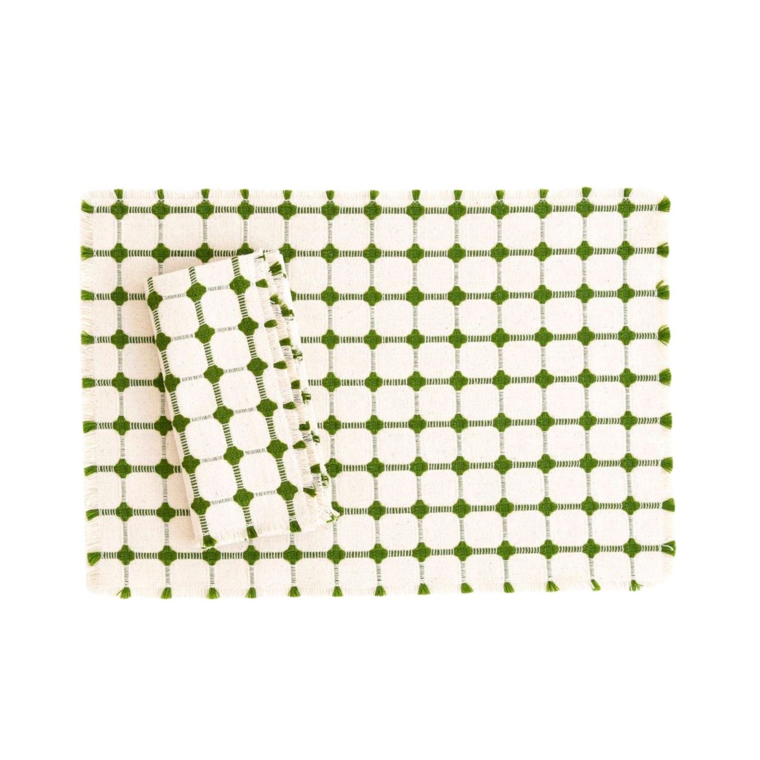 Wicker Hand Finished Set of 4 Placemat, Leaf Eleish Van Breems Home