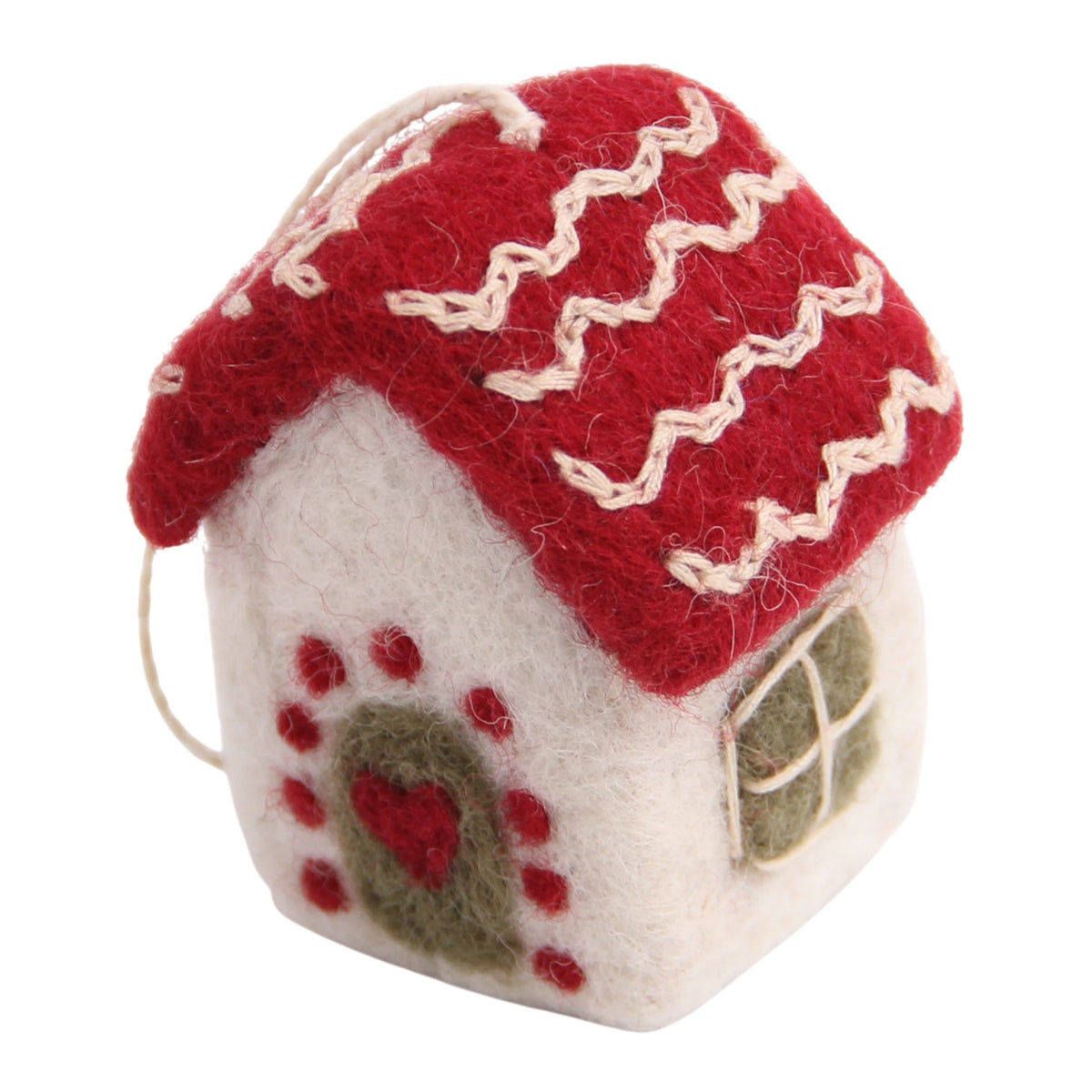 Mini Christmas House Ornament Eleish Van Breems Home