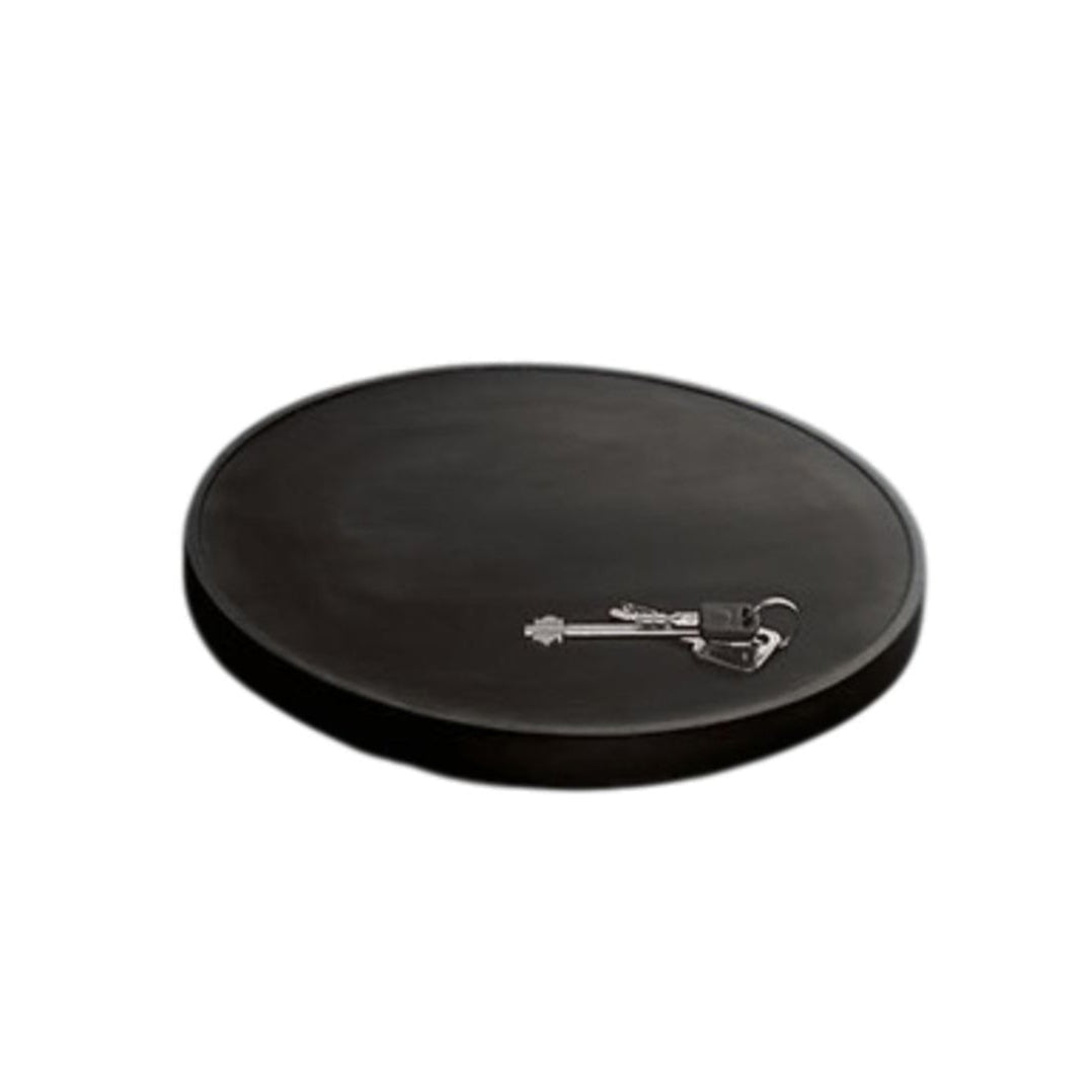 Nordic Round Magnetic Key Holder, Walnut Eleish Van Breems Home