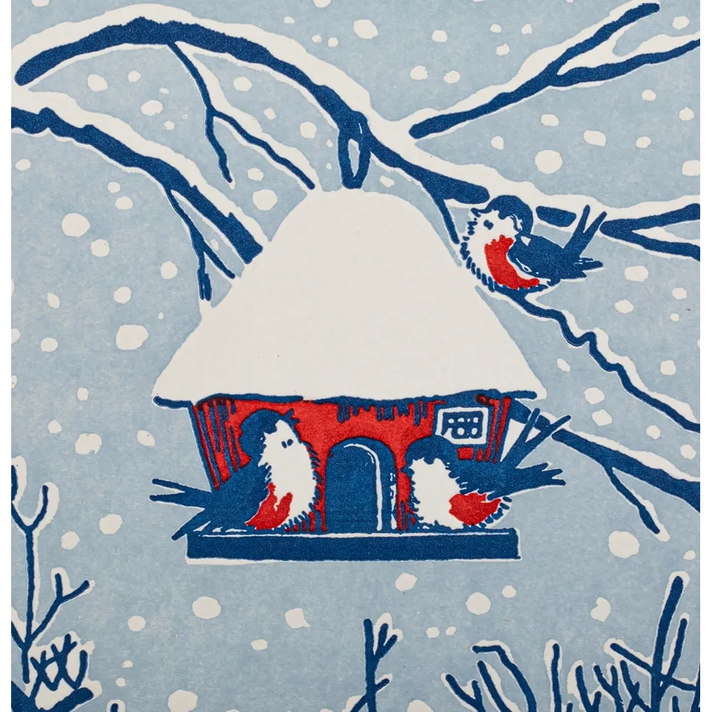 Winter Bird Square Matches Eleish Van Breems Home