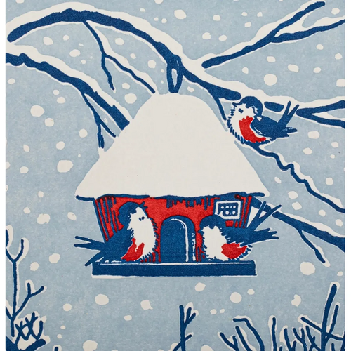 Winter Bird Square Matches