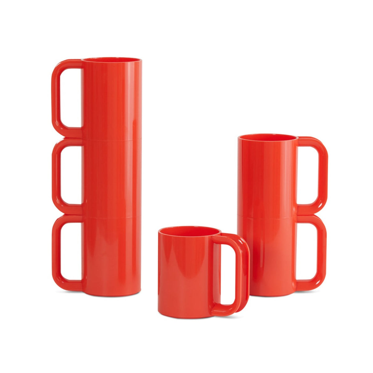 Hellerware Mug Orange, Set of 6 Eleish Van Breems Home