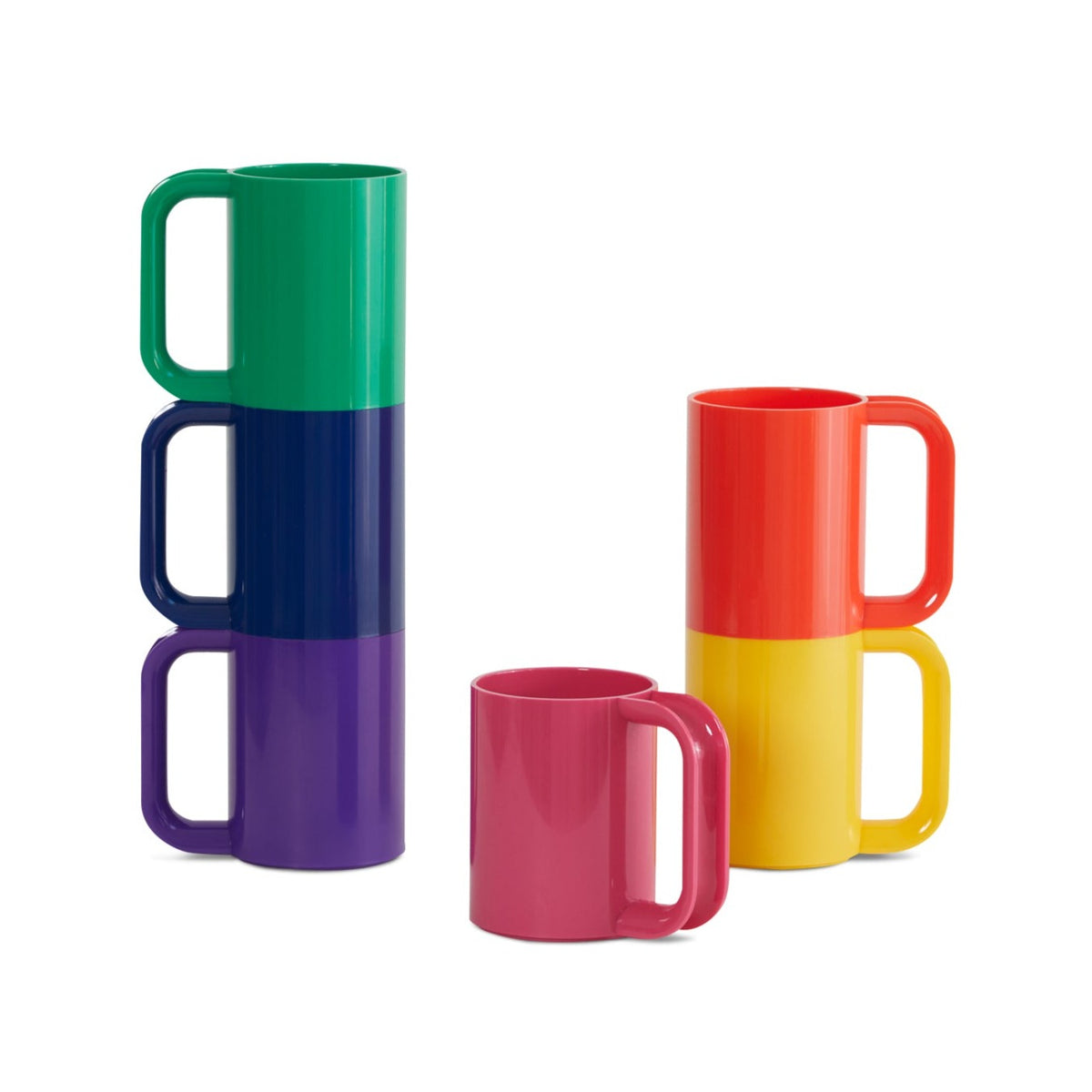 Hellerware Mug Rainbow, Set of 6 Eleish Van Breems Home