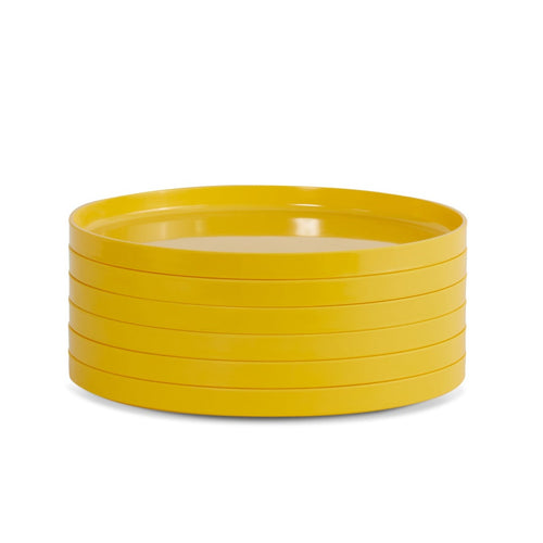 Hellerware Dinner Plate Yellow, Set of 6