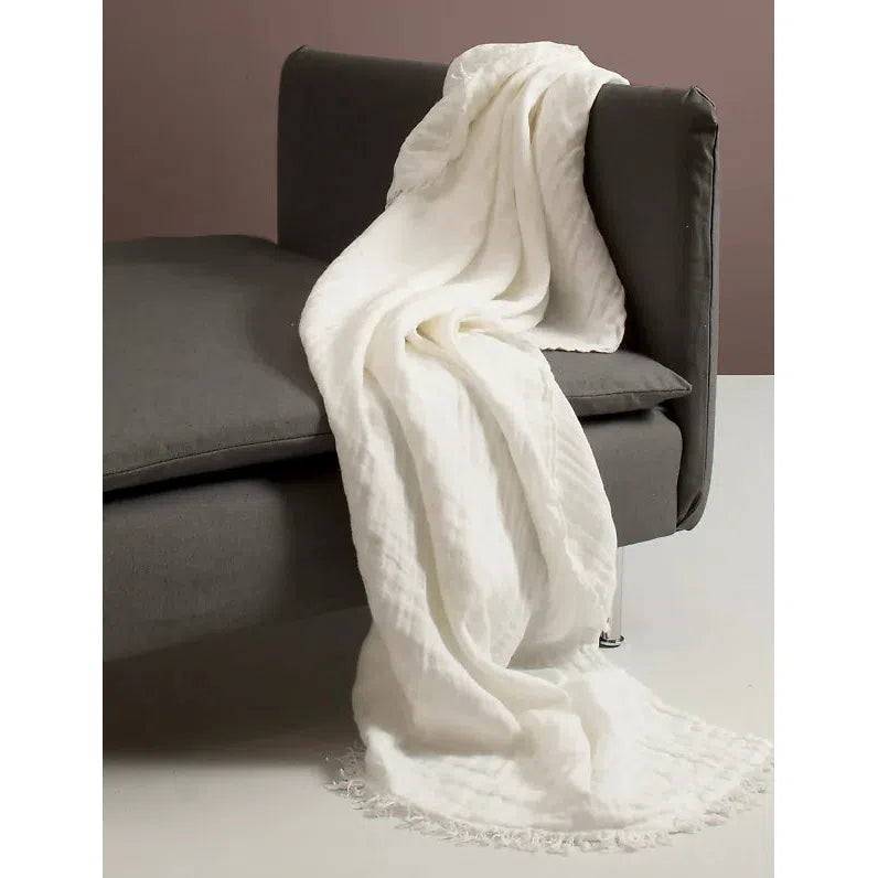 Hannelin Linen Throw Eleish Van Breems Home