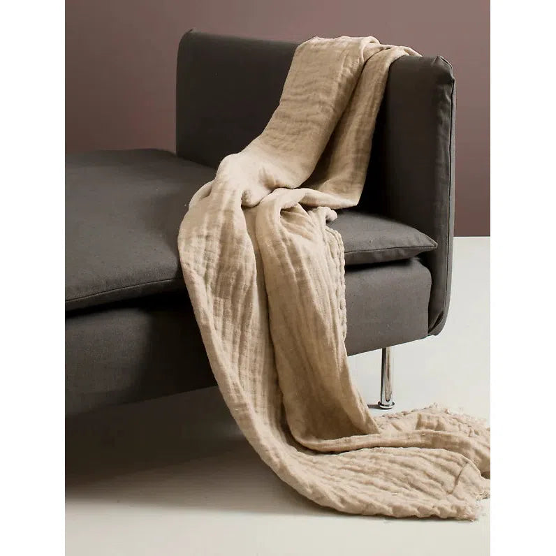 Hannelin Linen Throw Eleish Van Breems Home
