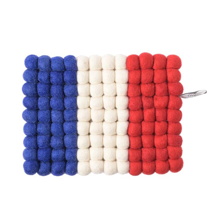 Wool Rectangular Flag Trivet Eleish Van Breems Home