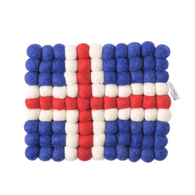 Wool Rectangular Flag Trivet Eleish Van Breems Home