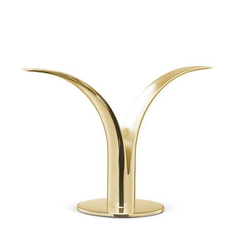 Lily Brass Candle Holder