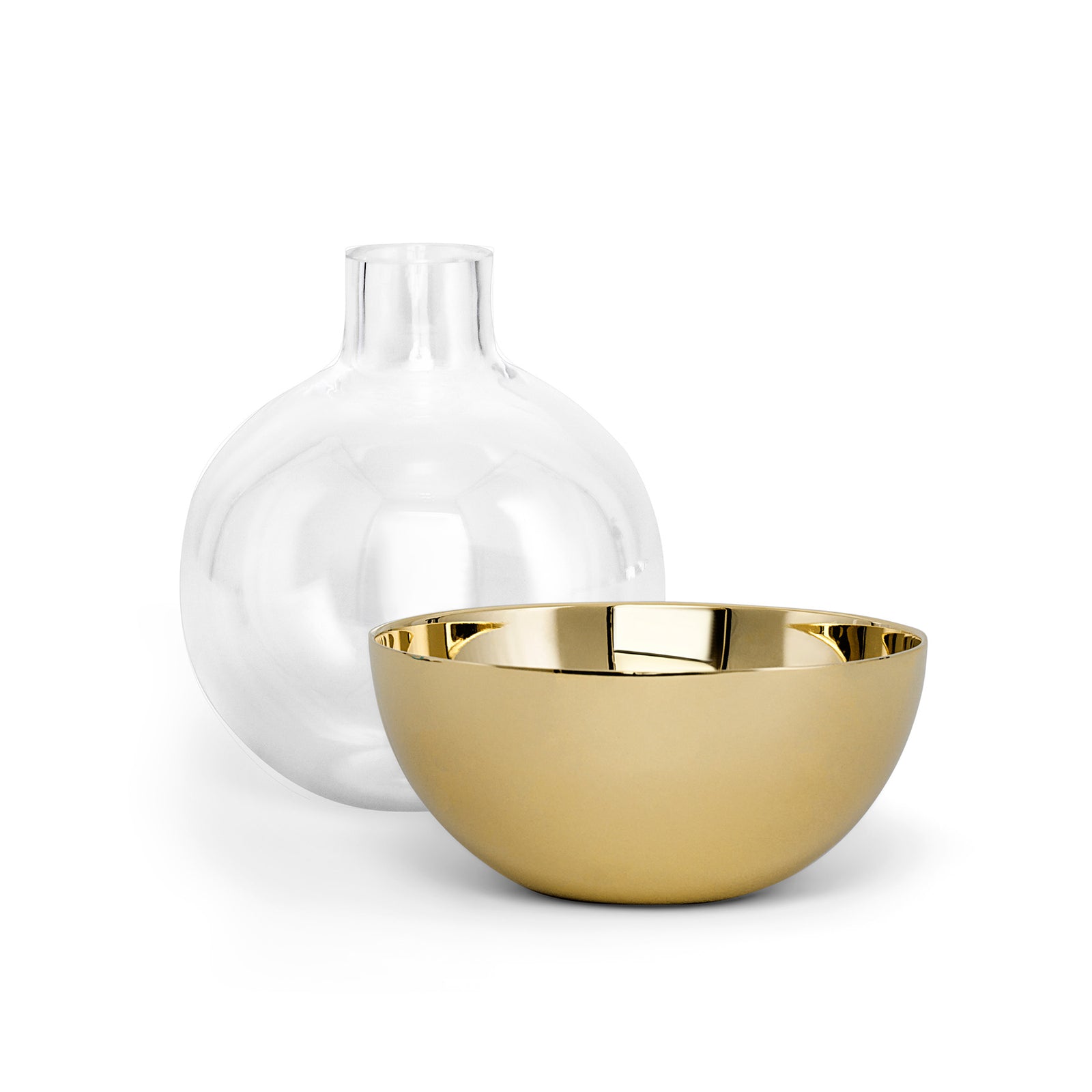 Pomme Brass Vase Small Eleish Van Breems Home