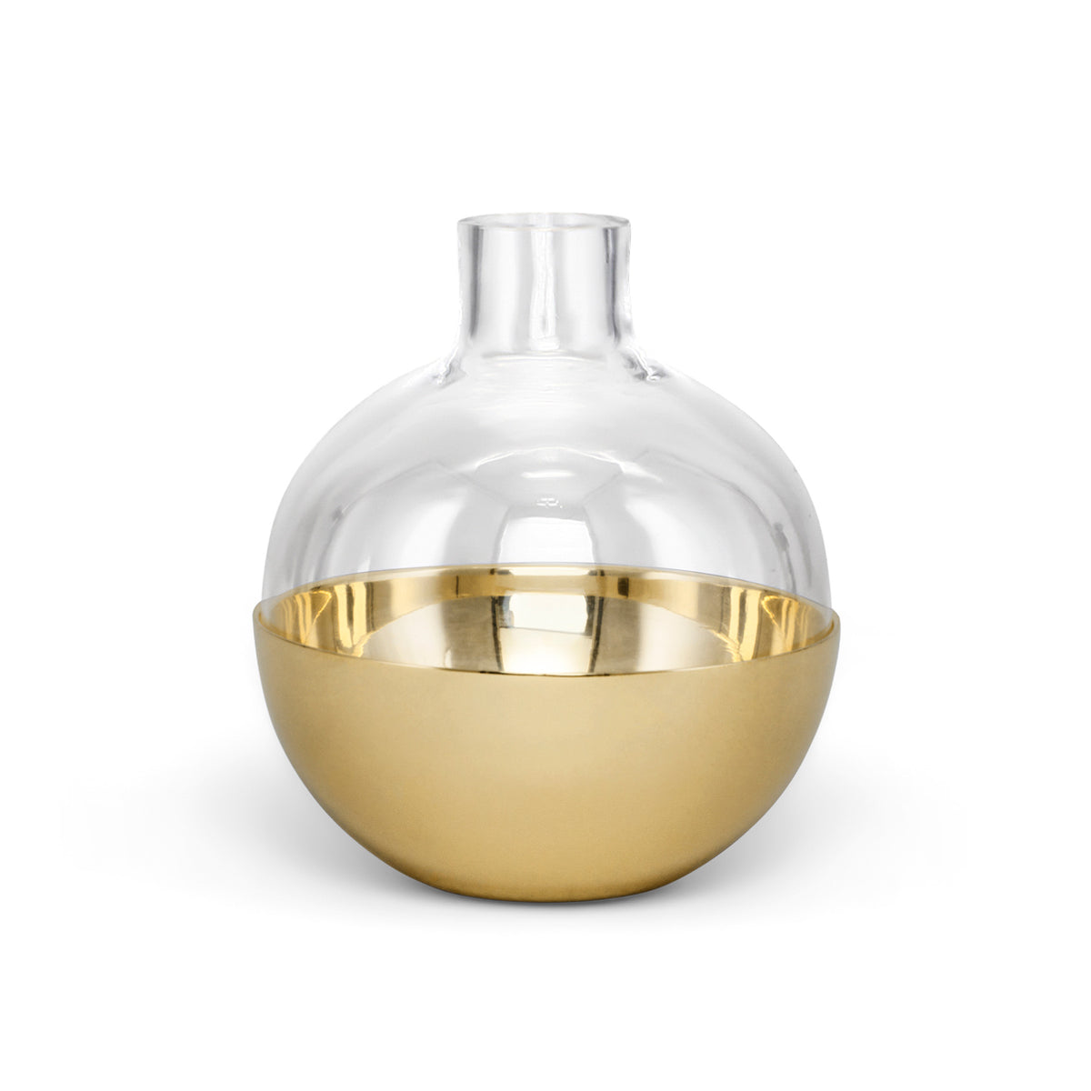 Pomme Brass Vase Small Eleish Van Breems Home