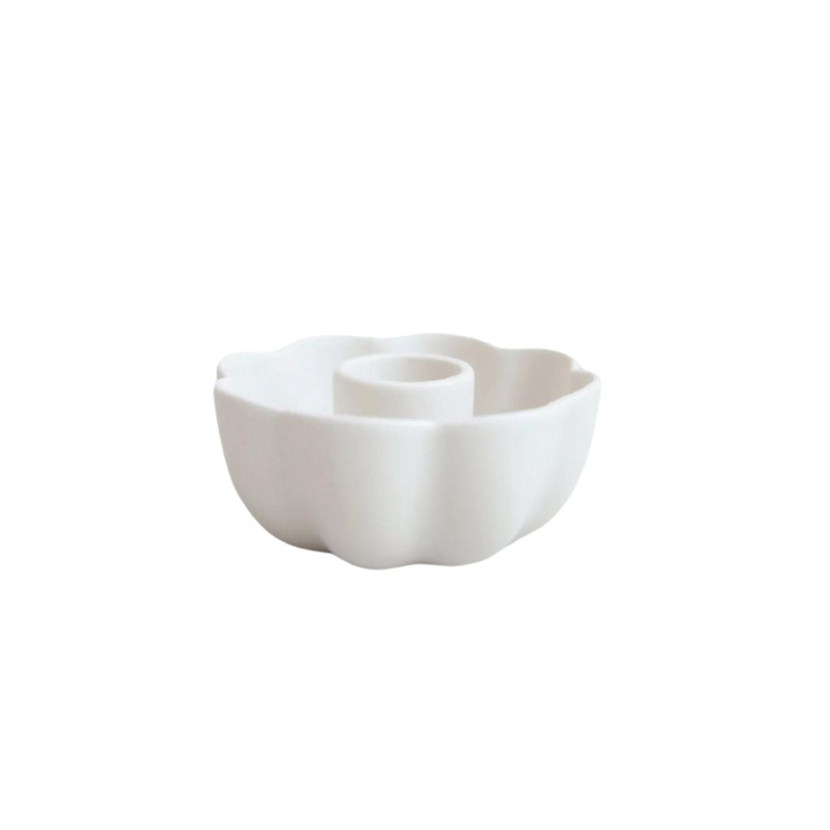 Ceramic Fleur Taper Holder Eleish Van Breems Home