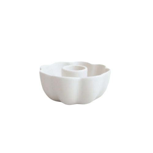 Ceramic Fleur Taper Holder