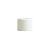 Petite Ceramic Taper Holder, Matte White, Cylinder
