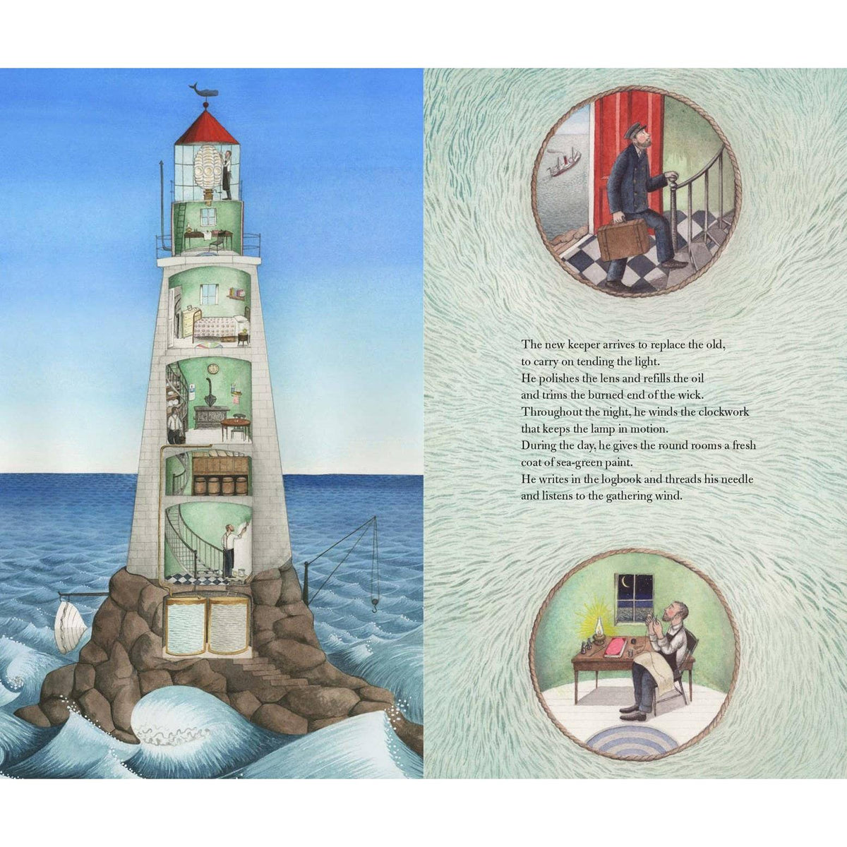 Hello Lighthouse (Caldecott Medal Winner) Eleish Van Breems Home
