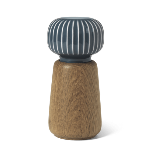 Kähler Hammershøi 5.7" Oak & Ceramic Spice Grinder