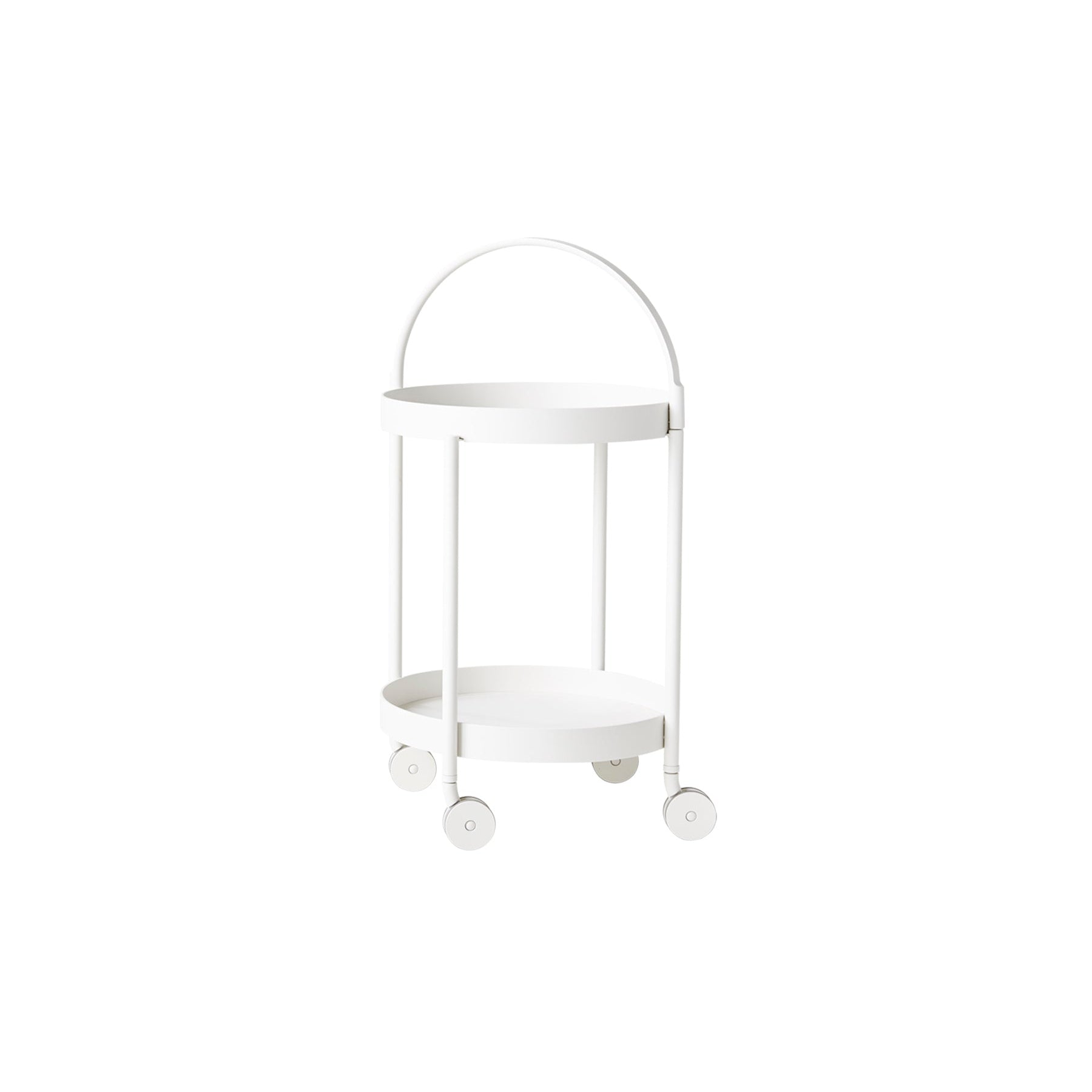 Roll Bar Trolley White