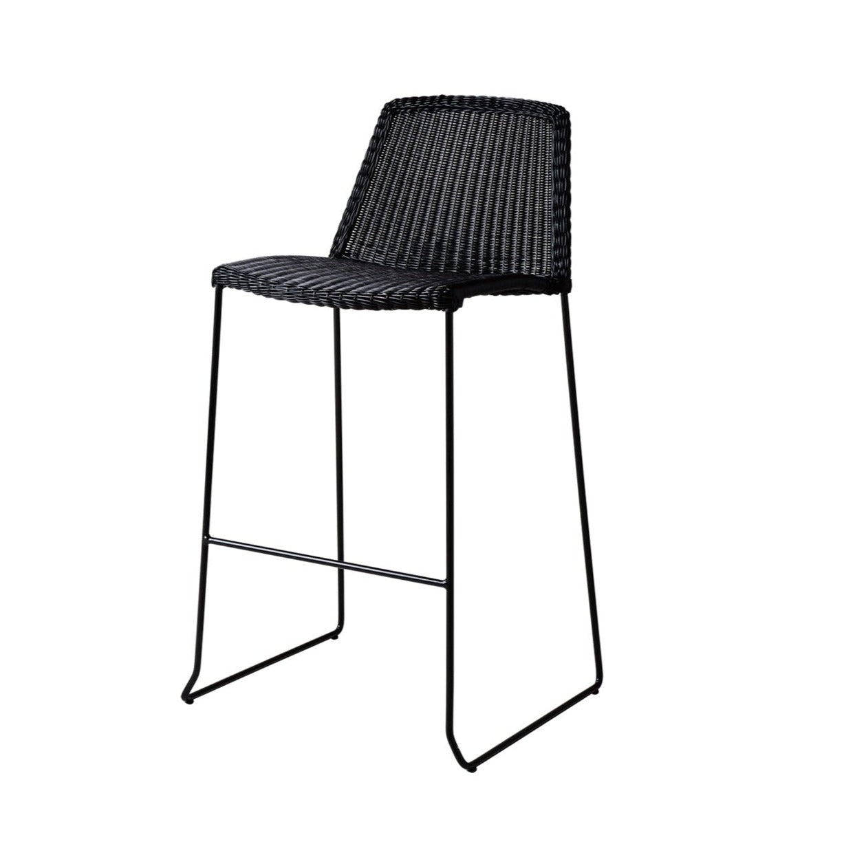 Breeze Stackable Bar Chair Black
