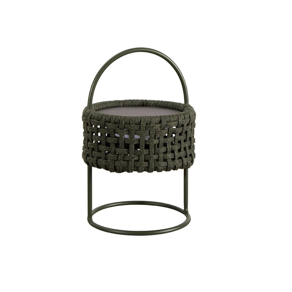 Illusion Lamp Soft Rope, Dark green Eleish Van Breems Home