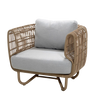 Nest Outdoor Lounge Chair and Cushion