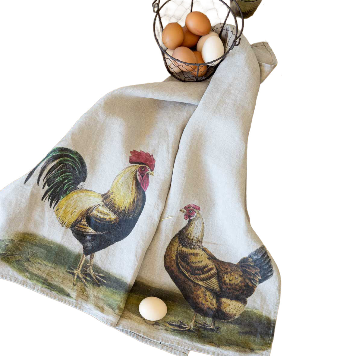 Printed Linen Tea Towels Eleish Van Breems Home