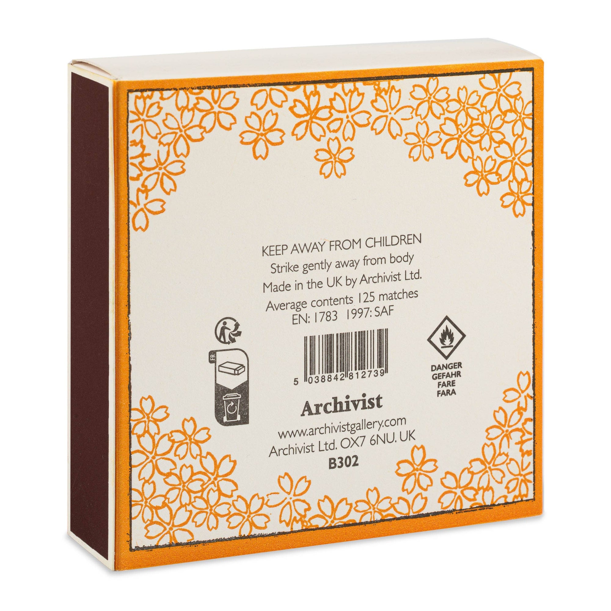 Mount Fuji "Monumental" | Square - Safety Matches Eleish Van Breems Home