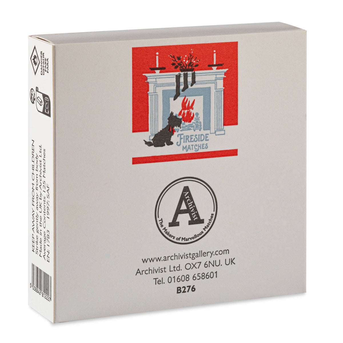 Scotty Dog Fireside | Square - Christmas Safety Matches🎄 Eleish Van Breems Home