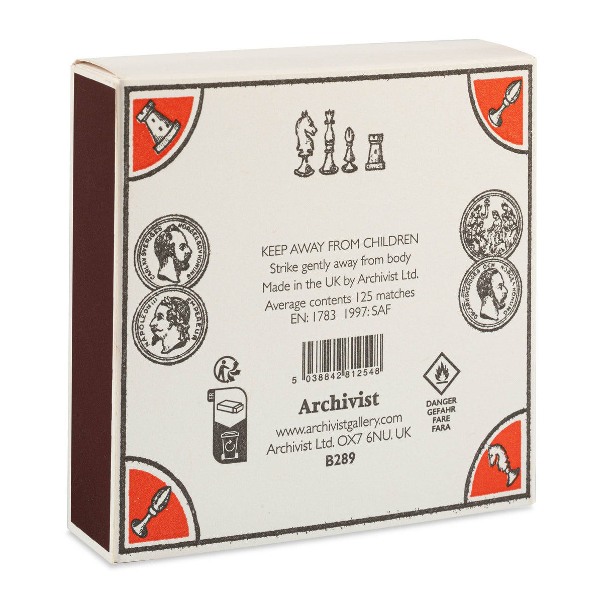 The Chess | Square - Safety Matches Eleish Van Breems Home