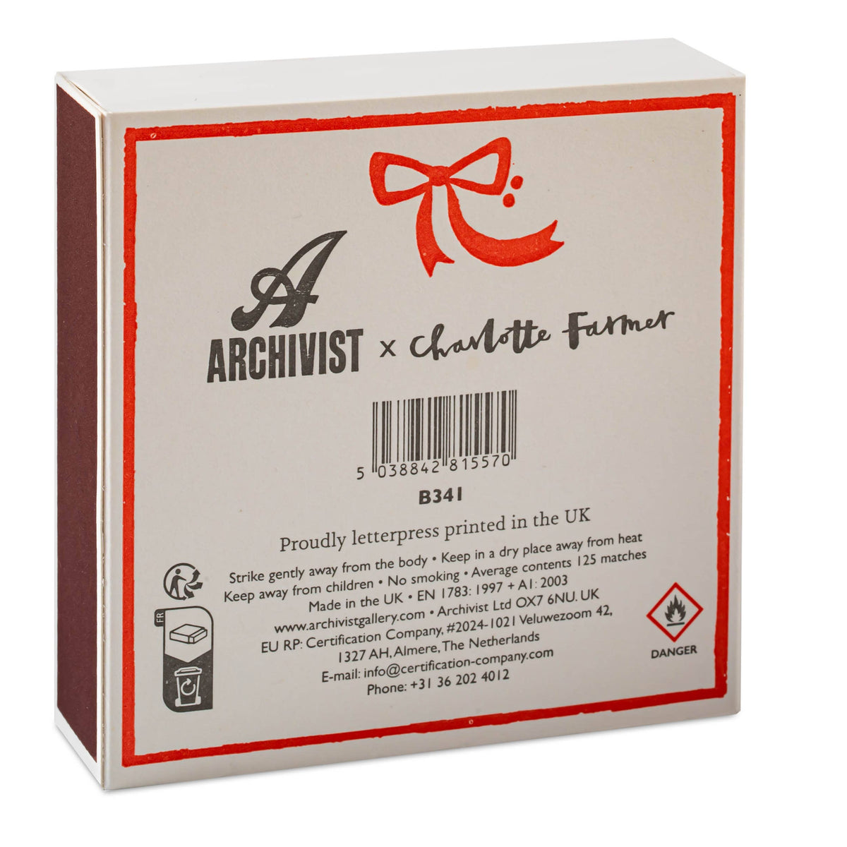 Poodle | Square - Christmas Safety Matches🎄 Eleish Van Breems Home