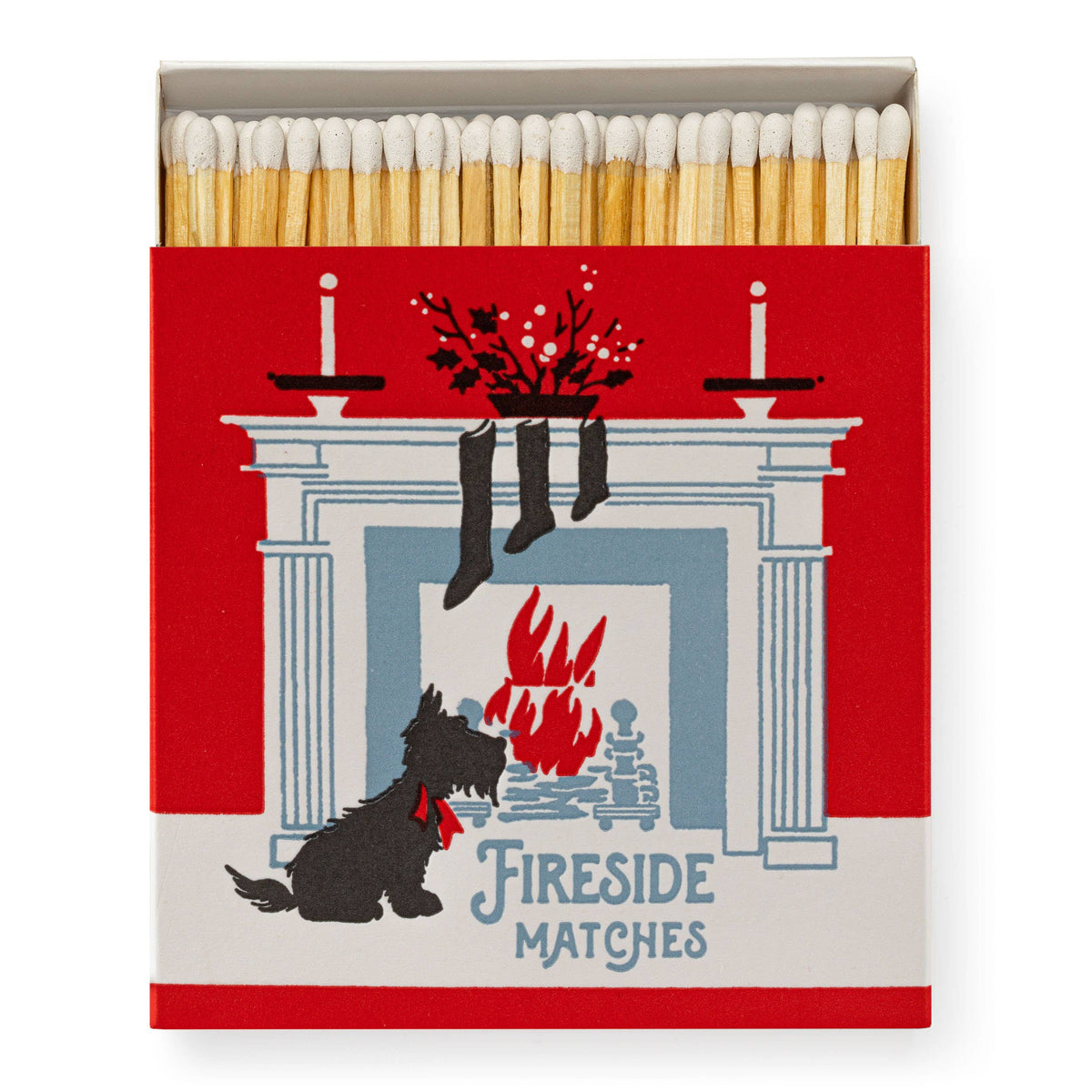 Scotty Dog Fireside | Square - Christmas Safety Matches🎄 Eleish Van Breems Home