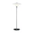 Louis Poulsen PH Glass Floor Lamp, Chrome Plated