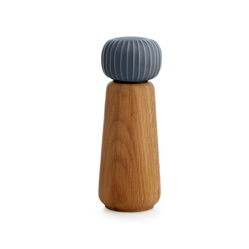 Kähler Hammershøi 7.3" Oak & Ceramic Spice Grinder