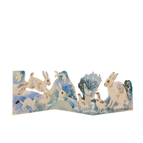 Winter Wildlife Die Cut Card