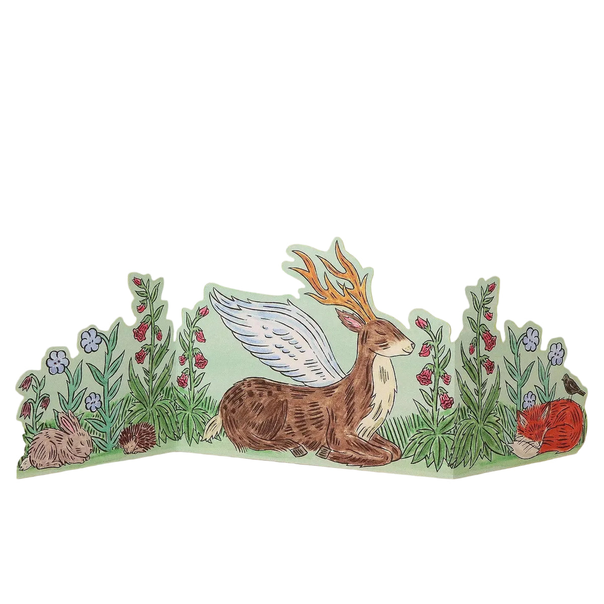 Enchanted Peryton Greeting Card Eleish Van Breems Home